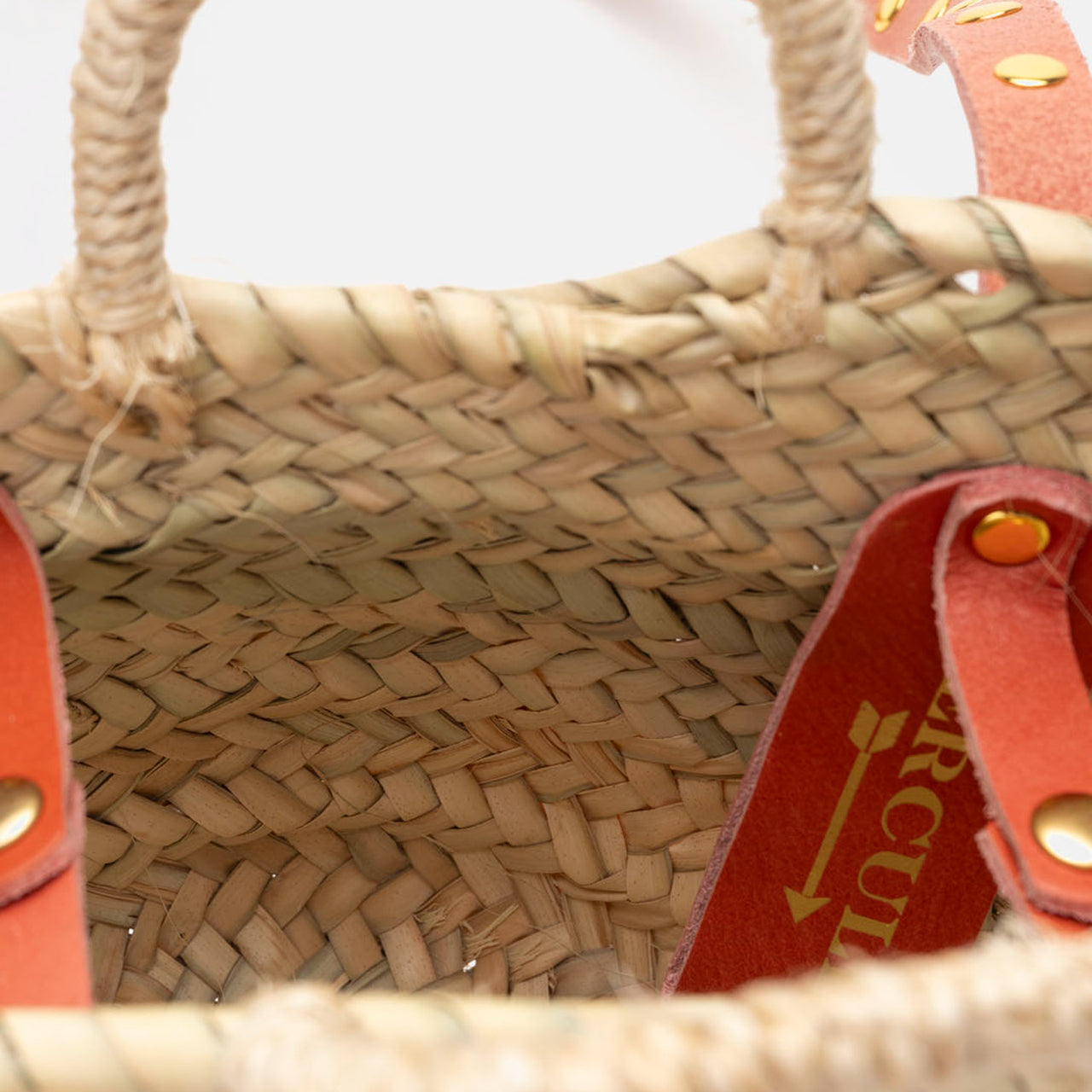 Basket Small Tachuelas Rosa