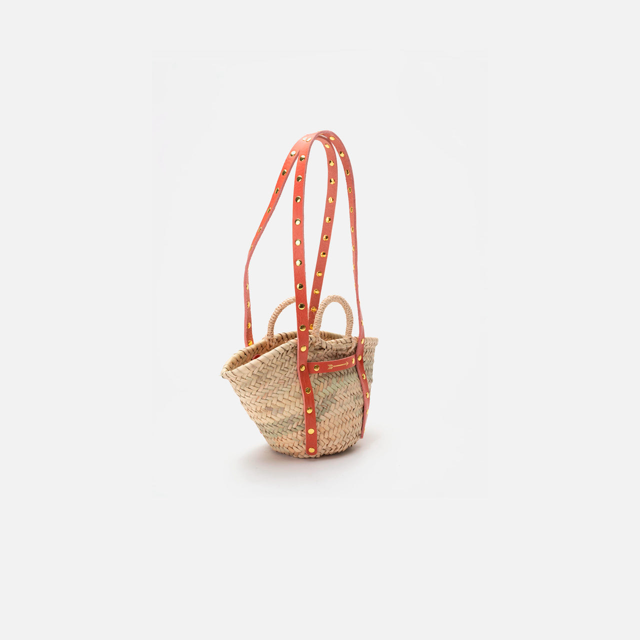 Basket Small Tachuelas Rosa