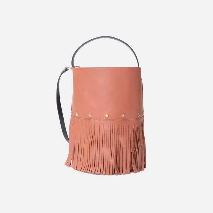 Bucket fringes Terracota