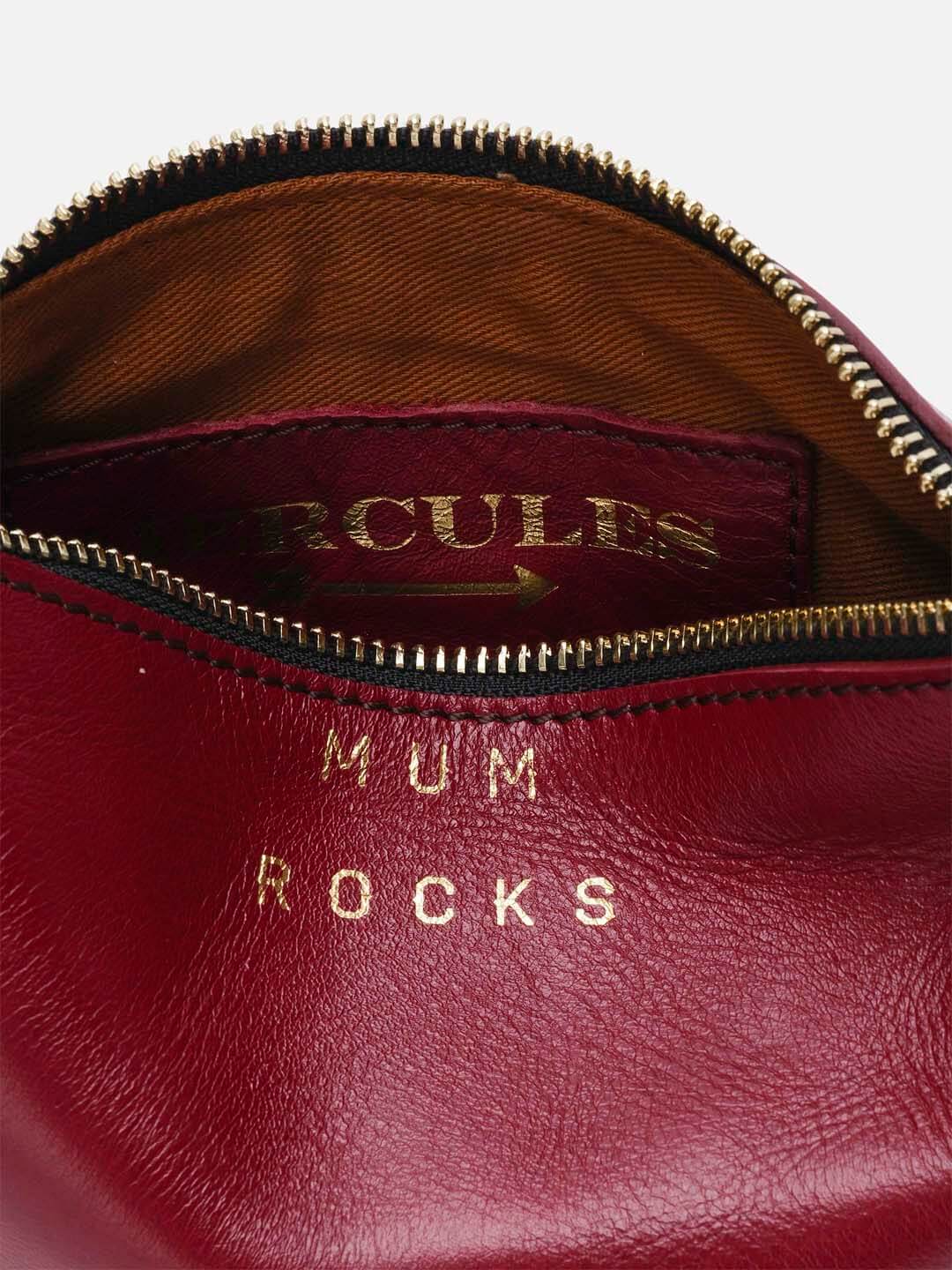 Mini bag Mum Rocks Burdeos