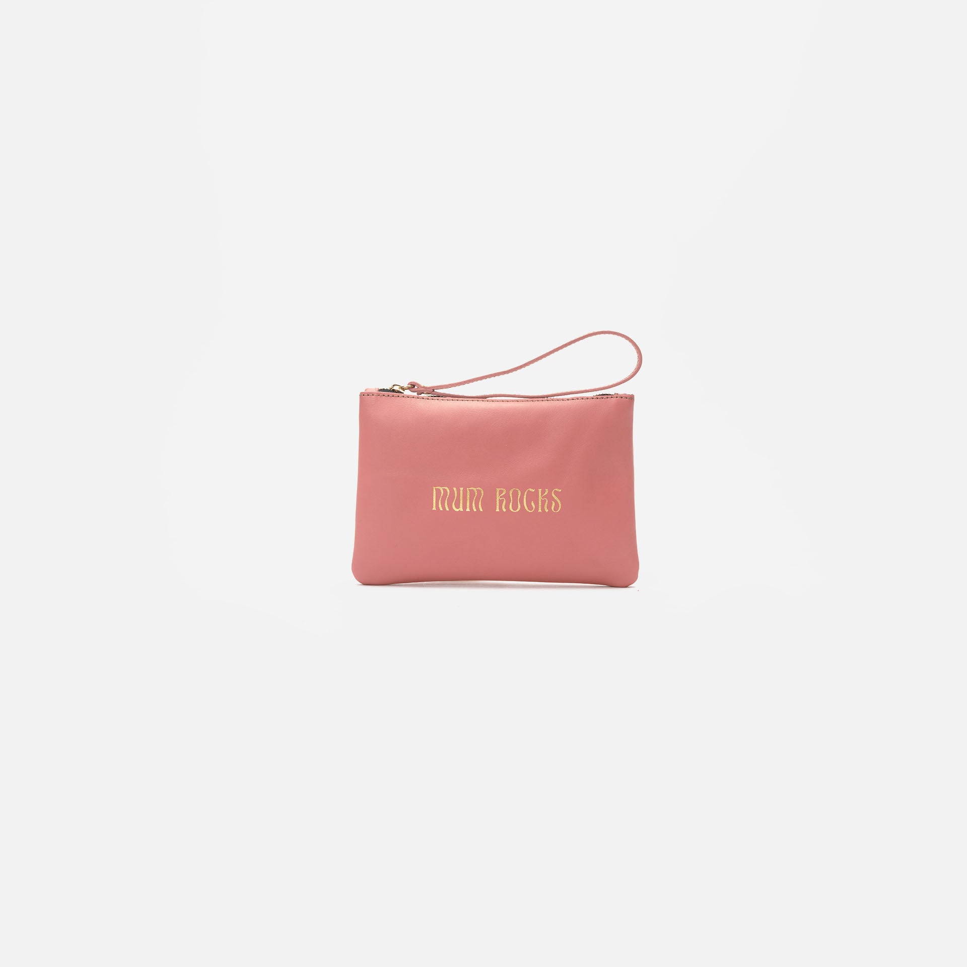 Zipper "Mum Rocks" Blush